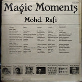 Mohammad Rafi  - Magic Moments  (Vinyl)